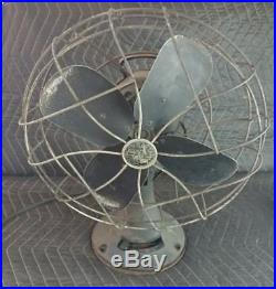 Vintage Emerson Electric Table Fan 12 Blade 3-speed Type 79646-AP-G Antique