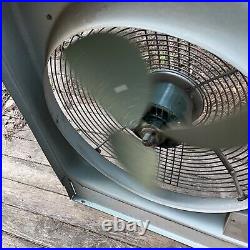 Vintage Emerson Electric of St. Louis Window Fan-2 speeds-Blows In/out 27x26