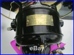 Vintage Fan Antique Fan Brass Blade Fan Vintage Westinghouse Fan Iron Tank Fan