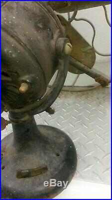 Vintage Fan Antique Fan Brass Blade Fan Westinghouse Fan Iron Tank Fan 12