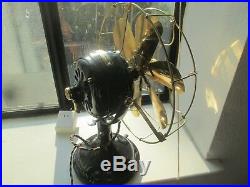 Vintage Fan Antique Fan Vintage Ge Fan 6 Wing Brass Blade Fan Fan Old Brass Fan