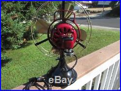 Vintage Fan Antique Fan Vintage Ge Fan Brass Blade Fan Old Iron Ge Electric Fan