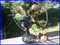 Vintage Fan Antique Fan Vintage Ge Fan Ge Brass Blade Fan Electric Fan Old Fan