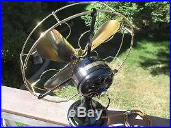 Vintage Fan Antique Fan Vintage Ge Fan Ge Brass Blade Fan General Electric Fan