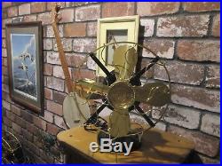 Vintage Fan Antique Fan Vintage Victor Fan Brass Blade Fan Old Electric Fan