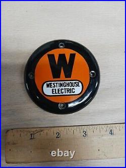 Vintage Fan Center Cap Westinghouse Electric Badge Medallion Fan Button Cover