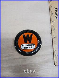 Vintage Fan Center Cap Westinghouse Electric Badge Medallion Fan Button Cover