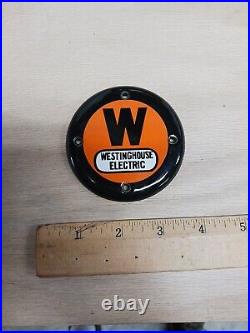 Vintage Fan Center Cap Westinghouse Electric Badge Medallion Fan Button Cover