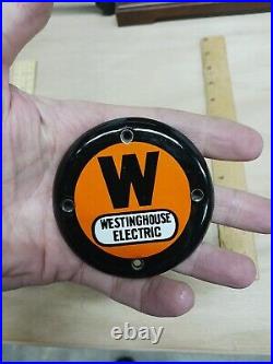 Vintage Fan Center Cap Westinghouse Electric Badge Medallion Fan Button Cover