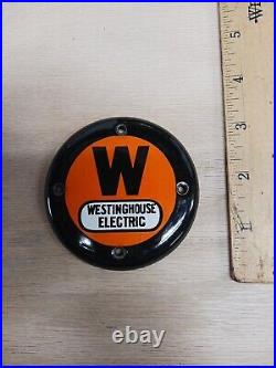 Vintage Fan Center Cap Westinghouse Electric Badge Medallion Fan Button Cover