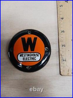 Vintage Fan Center Cap Westinghouse Electric Badge Medallion Fan Button Cover