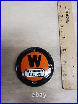 Vintage Fan Center Cap Westinghouse Electric Badge Medallion Fan Button Cover