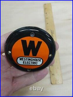 Vintage Fan Center Cap Westinghouse Electric Badge Medallion Fan Button Cover