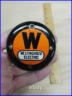 Vintage Fan Center Cap Westinghouse Electric Badge Medallion Fan Button Cover