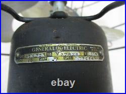 Vintage GE 12 Oscillating Desk Fan 1 Speed WORKS GREAT SEE VIDEO