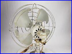 Vintage GE General Electric Vortalex 16 3 Speed Metal Cage Oscillating Fan