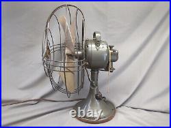 Vintage GE General Electric Vortalex 16 3 Speed Metal Cage Oscillating Fan