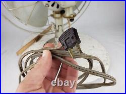 Vintage GE General Electric Vortalex 16 3 Speed Metal Cage Oscillating Fan