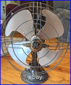 Vintage GE General Electric Vortalex 16 3 Speed Oscillating Fan NICE