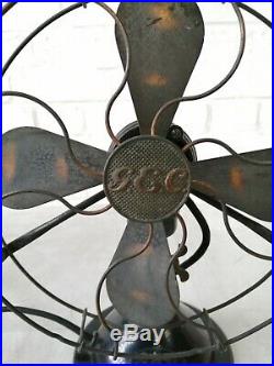 Vintage GEC (General Electric Company) Electric Fan Art Deco 1930's WW2