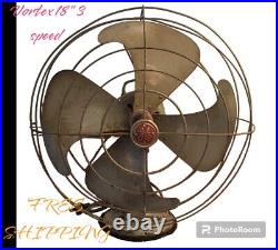 °Vintage General Electric GE Vortalex 18 Fan Works Great Rare Piece°