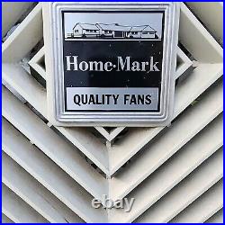 Vintage Home-Mark 20 Fan On Wheels Deluxe 3 Speed Thermo-lite Reversible Deco