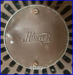 Vintage Hunter Ceiling Fan Robbins Myers Cast Iron Vintage With Original 24 Pole