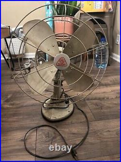 Vintage Hunter Division Robbins & Myers CG-16 CG-1657 Pedestal Fan 50's-60's