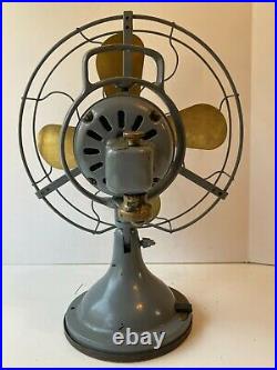 Vintage Hunter Fan and Motor Company oscillating antique 13 Excellent Condition