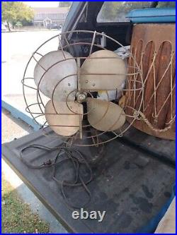 Vintage Hunter Zephair Electric Oscillating 2 Speed Fan