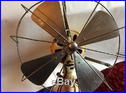 Vintage Industrial REVO Electric Metal Desk Factory Office Fan 12 inch diameter