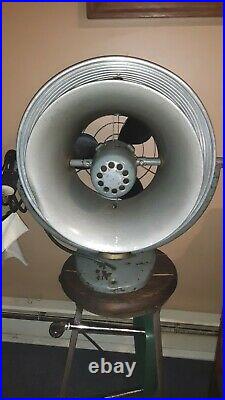 Vintage Industrial VORNADO Two Speed Fan A12D110 Tested Working