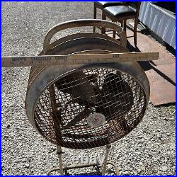 Vintage Industrial Westinghouse Mobilaire Floor Fan 16 WORKS Can stand 50