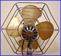 Vintage Kord PF-12X Extendable 38 59 Pedestal Fan 12 Blades Hexagon Cage