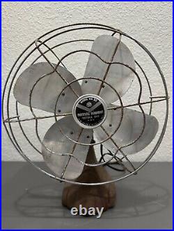 Vintage Manning Bowman 12 Oscillating Desk / Table Fan Model No. 52