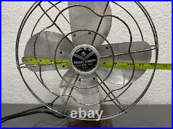 Vintage Manning Bowman 12 Oscillating Desk / Table Fan Model No. 52