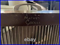 Vintage Mathes Cooler Box Fan 4-Blade, Variable Speed Mid-Century