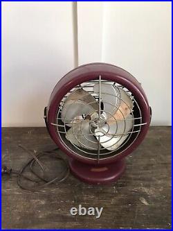 Vintage Mid Century Dominion Fan Model No. 2005-A Industrial 1 Speed Works