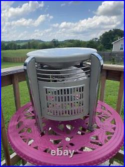 Vintage Penncrest 12 Floor Fan Hassock Style Model 9722 With OG Box and tag