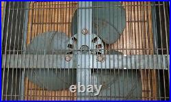 Vintage Polar Cub Artic Metal Blade Box Fan Category A-466 2 Speeds 3 Blades