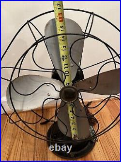 Vintage ROBBINS & MYERS 16 Heavy-duty Electric Oscillating Fan- Working