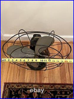 Vintage ROBBINS & MYERS 16 Heavy-duty Electric Oscillating Fan- Working