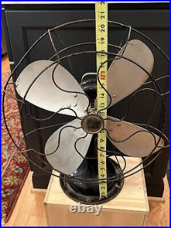 Vintage ROBBINS & MYERS 16 Heavy-duty Electric Oscillating Fan- Working