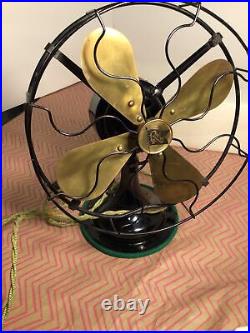 Vintage ROBBINS & MYERS 3 speed Fan # 3000 Works Great