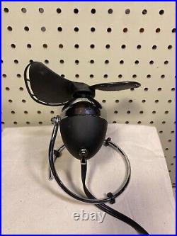 Vintage Rare Caframo Desk Fan Model 303 Black & Chrome1 980's Decor Works