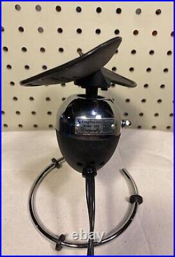 Vintage Rare Caframo Desk Fan Model 303 Black & Chrome1 980's Decor Works