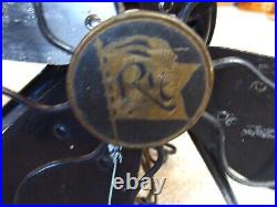 Vintage Robbins & Myers 1924 Desk Fan 3-Speed WORKS Oscillator Arm Missing 16