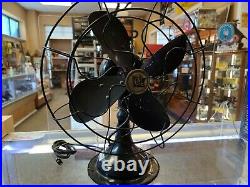 Vintage Robbins & Myers Inc 3 Speed 12 Oscillating Fan