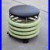 Vintage-Seafoam-Green-Kisco-Floor-Fan-Ottoman-Metal-Ribbed-1-Speed-Working-01-dav