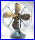 Vintage-Star-Rite-Electric-Fan-10-Brass-Blades-Runs-Needs-Service-Baby-Blue-01-tka